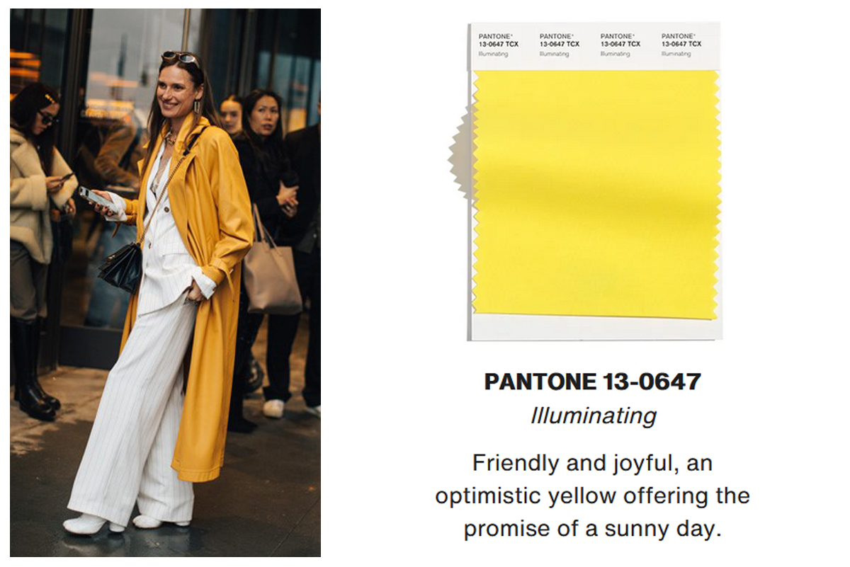 رنگ پارچه های زرد