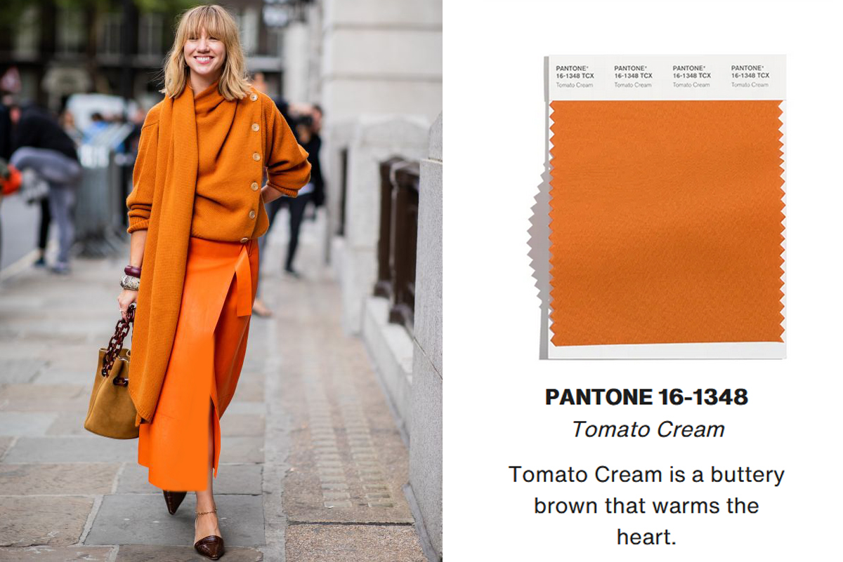 Tomato cream یا رنگ قهوه ای کره ای