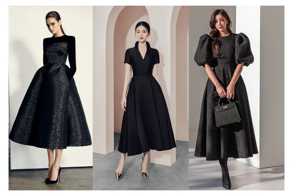 6 مدل لباس مجلسی مشکی برای خانم های شیک پوش