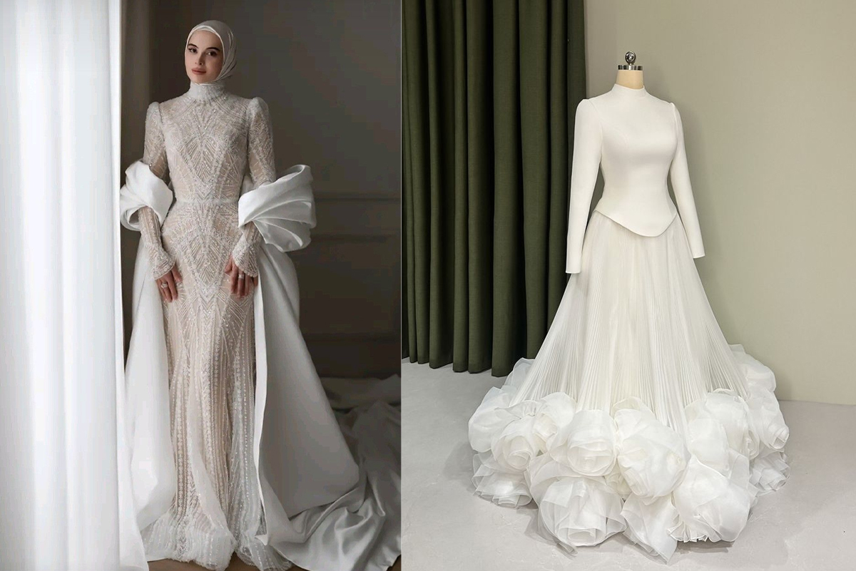 لباس سفید عقد