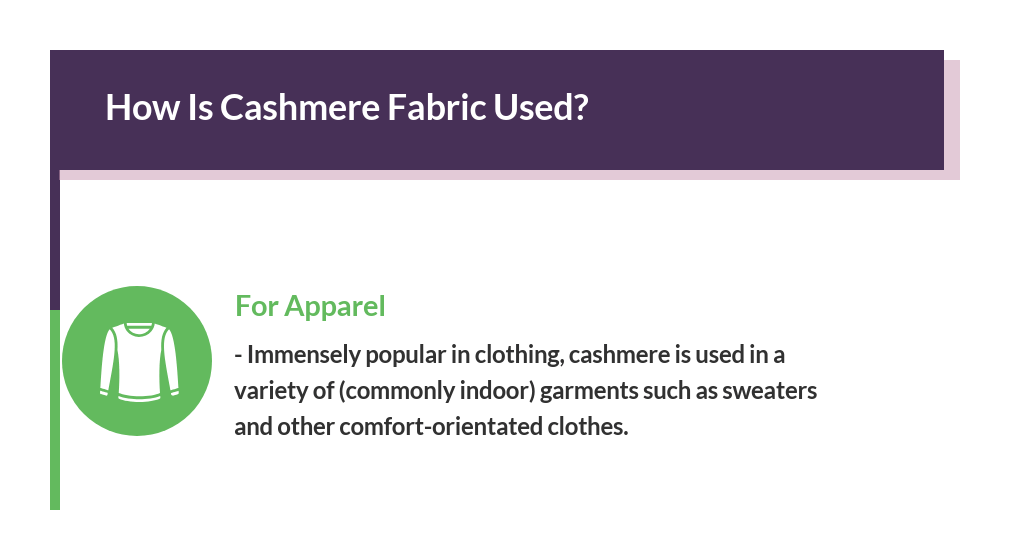 cashmere fabric used